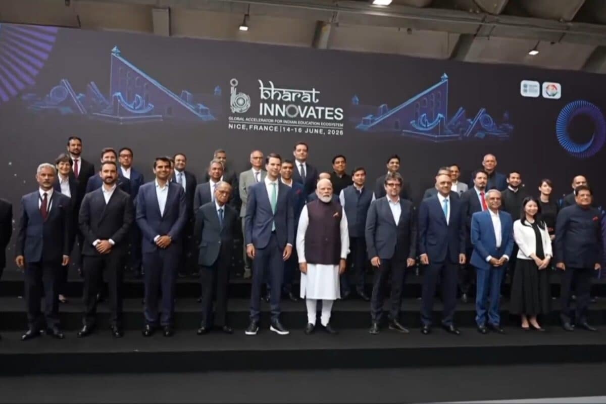 PM Modi and Macron Open Bharat Innovates 2026 in Nice to Link Indian Startups with Global Investors